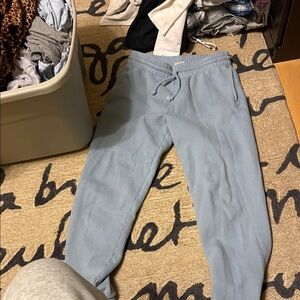 Aritzia TNA Slate Blue Joggers